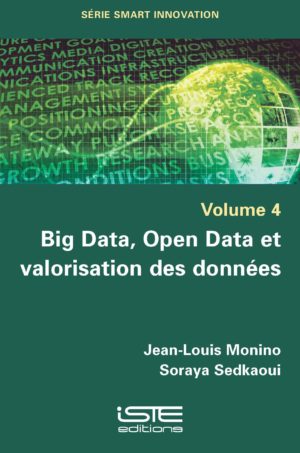 Livre scientifique - Big Data, Open Data et valorisation des données - Jean-Louis Monino, Soraya Sedkaoui