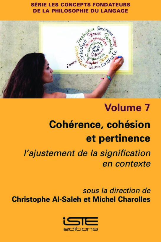 Livre scientifique - Cohérence, cohésion et pertinence - Christophe Al-Saleh et Michel Charolles