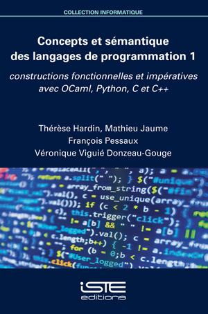 Livre scientifique - Concepts et sémantique des langages de programmation 1