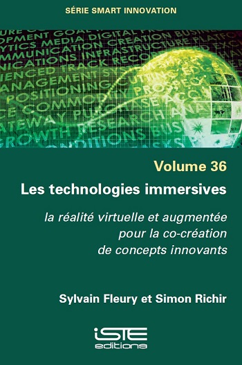 Livre scientifique - Les technologies immersives - Sylvain Fleury et Simon Richir